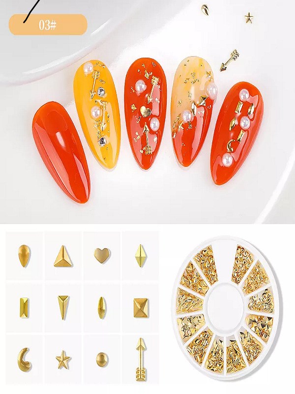 Metal Nail Art Tırnak süsü (F693-03)
