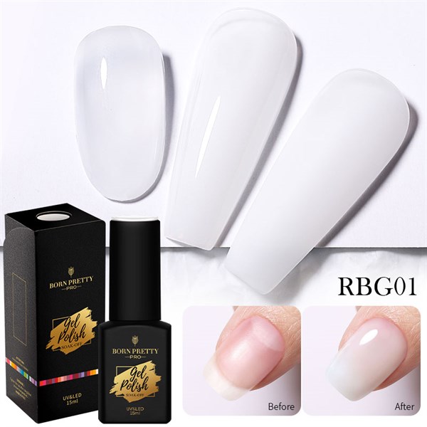 Born Pretty Rubber Base Kat RBG01 (15ml) 55341-1 - detay görseli 4