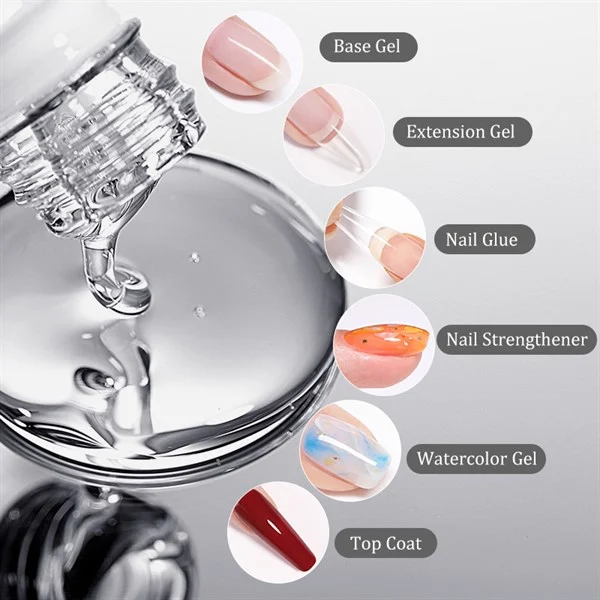 BORN PRETTY 6 in 1 Nail Glue - Jel (55391) - detay görseli 6
