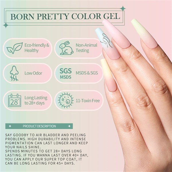 BORN PRETTY 10 ml SILKY WHITE Serisi Kalıcı oje CG004 (55845) - detay görseli 3