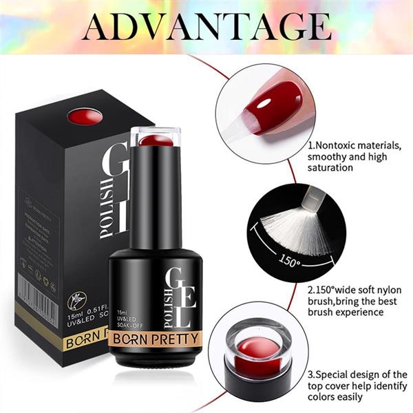 Born Pretty 15 ml kalıcı oje BG111 (55933)