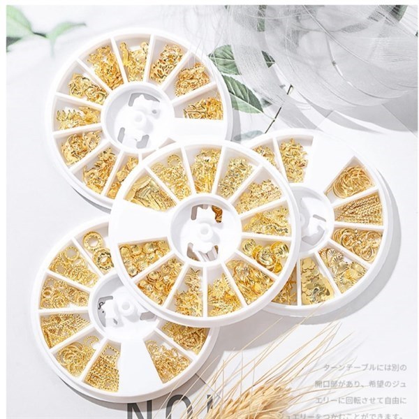Metal Nail Art Tırnak süsü (F693-8) - detay görseli 2