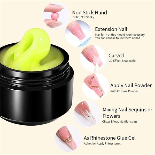 Born Pretty Luminous-Fosforlu Non stick Extension Gel NSG26 (56032)