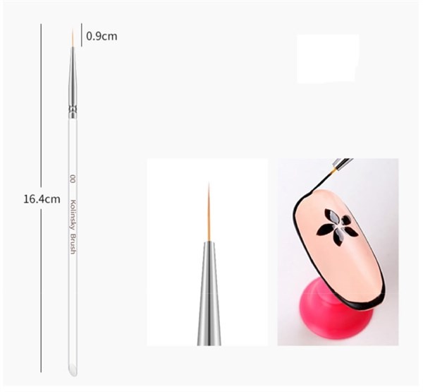 Nail Art çizim fırça seti (C113) - detay görseli 2