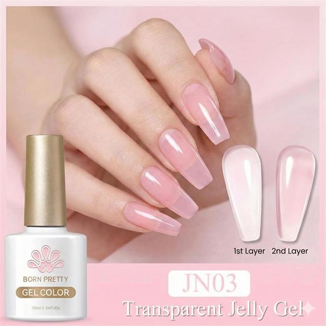 BORN PRETTY 10ml Jelly Nude Seri Kalıcı Oje JN03 (56347)