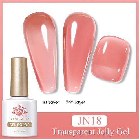 BORN PRETTY 10ml Jelly Nude Seri Kalıcı Oje JN18 (56347)