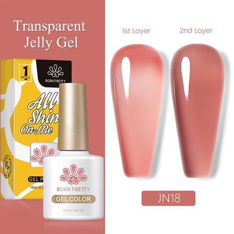 BORN PRETTY 10ml Jelly Nude Seri Kalıcı Oje JN18 (56347)
