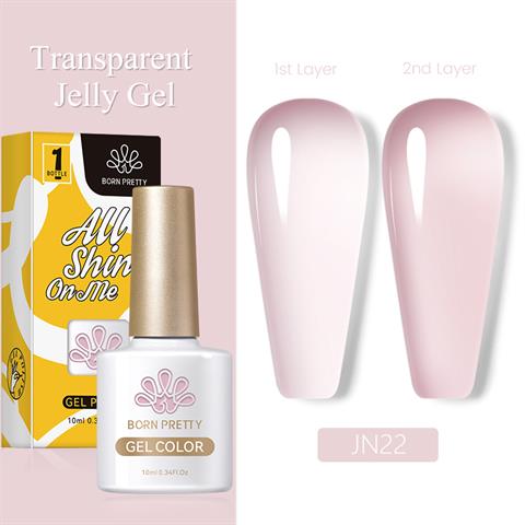 BORN PRETTY 10ml Jelly Nude Seri Kalıcı Oje JN22 (56347)