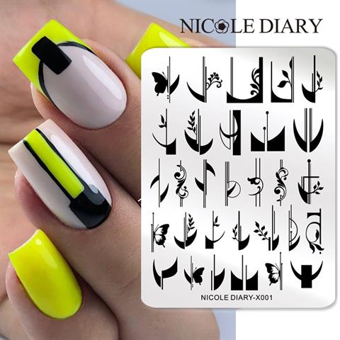 Nicole Diary metal stampa tabakası X001 (56248)