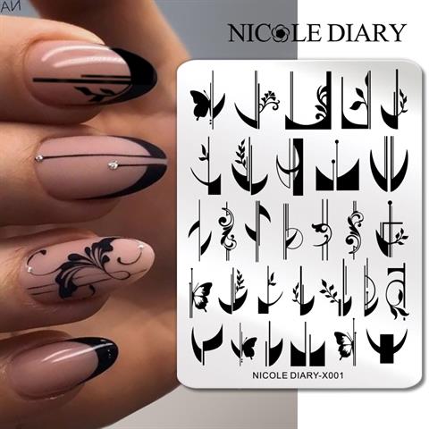 Nicole Diary metal stampa tabakası X001 (56248)