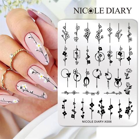 Nicole Diary metal stampa tabakası X006 (56253)
