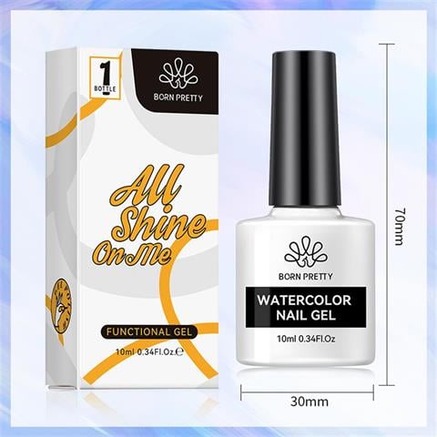 Born Pretty 10 ml Şeffaf renk Watercolor (Suluboya) Efekt Tırnak jeli (56002)