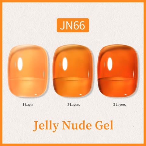 BORN PRETTY 10ml Jelly Nude Seri Kalıcı Oje JN66 (57851-16)