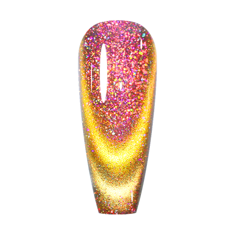 BORN PRETTY 15ml Hema Free Rainbow Reflective Kedi Gözü Kalıcı oje T004 (58695)